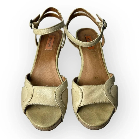 Miz  Mooz Yang Sling Back Wedge Sandals 6.5 - Picture 5 of 10